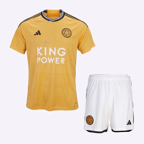 Camiseta Leicester City Replica Tercera Ropa Niño 2023/24